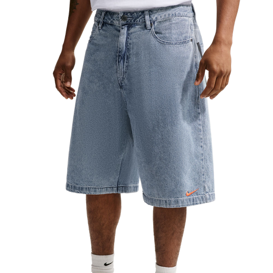 Nike Indigo Denim Shorts Blue Denim/Haiind/Black/S Orange IR8195-485