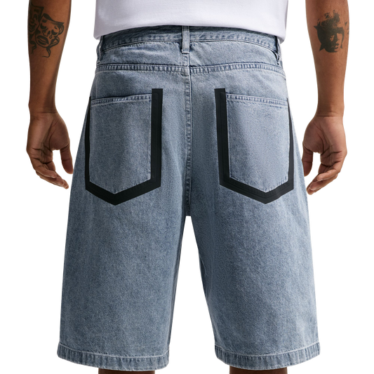 Nike Indigo Denim Shorts Blue Denim/Haiind/Black/S Orange IR8195-485