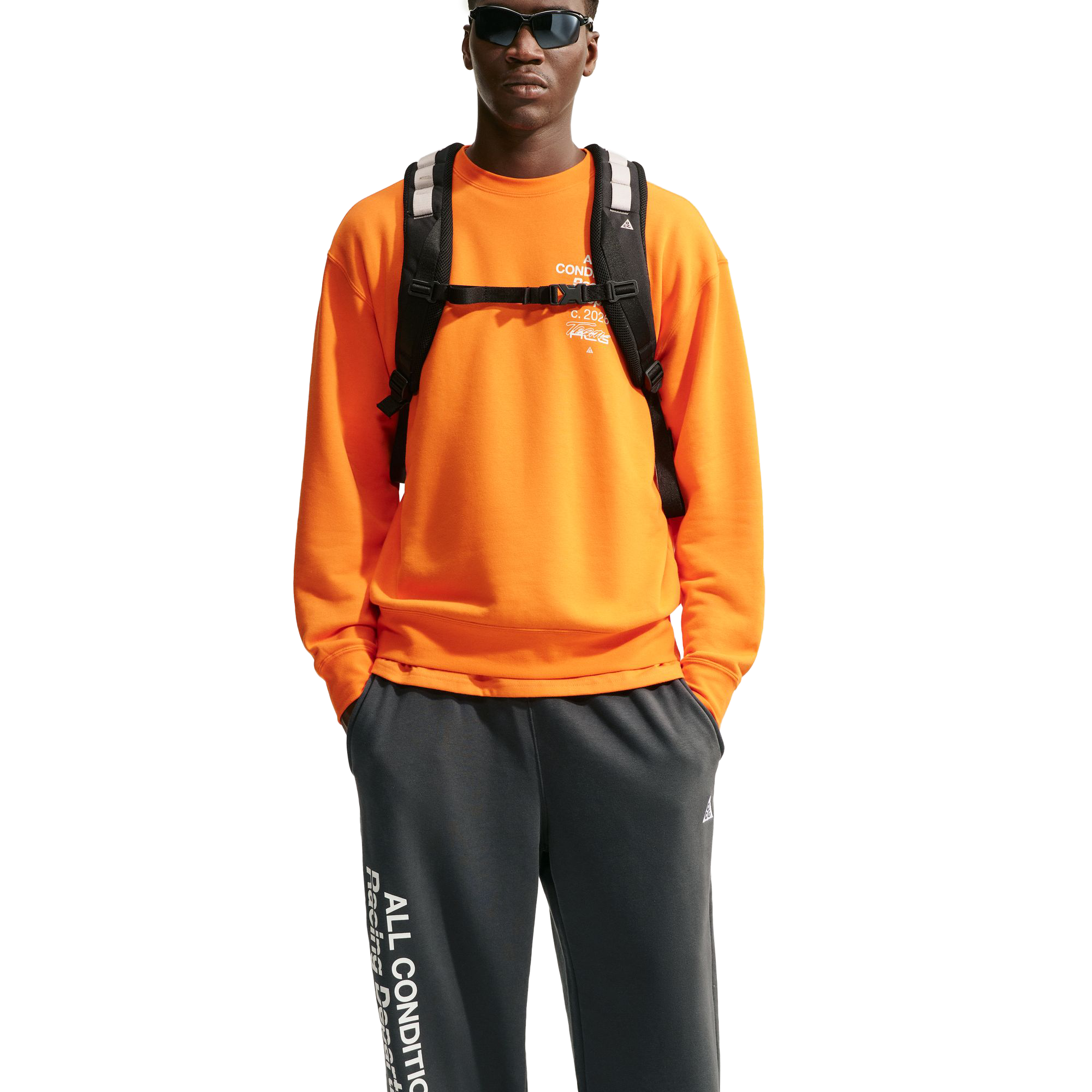 Nike ACG "Tuff Fleece" Dri-FIT Pants Dk Smoke Grey/White IU8172-070