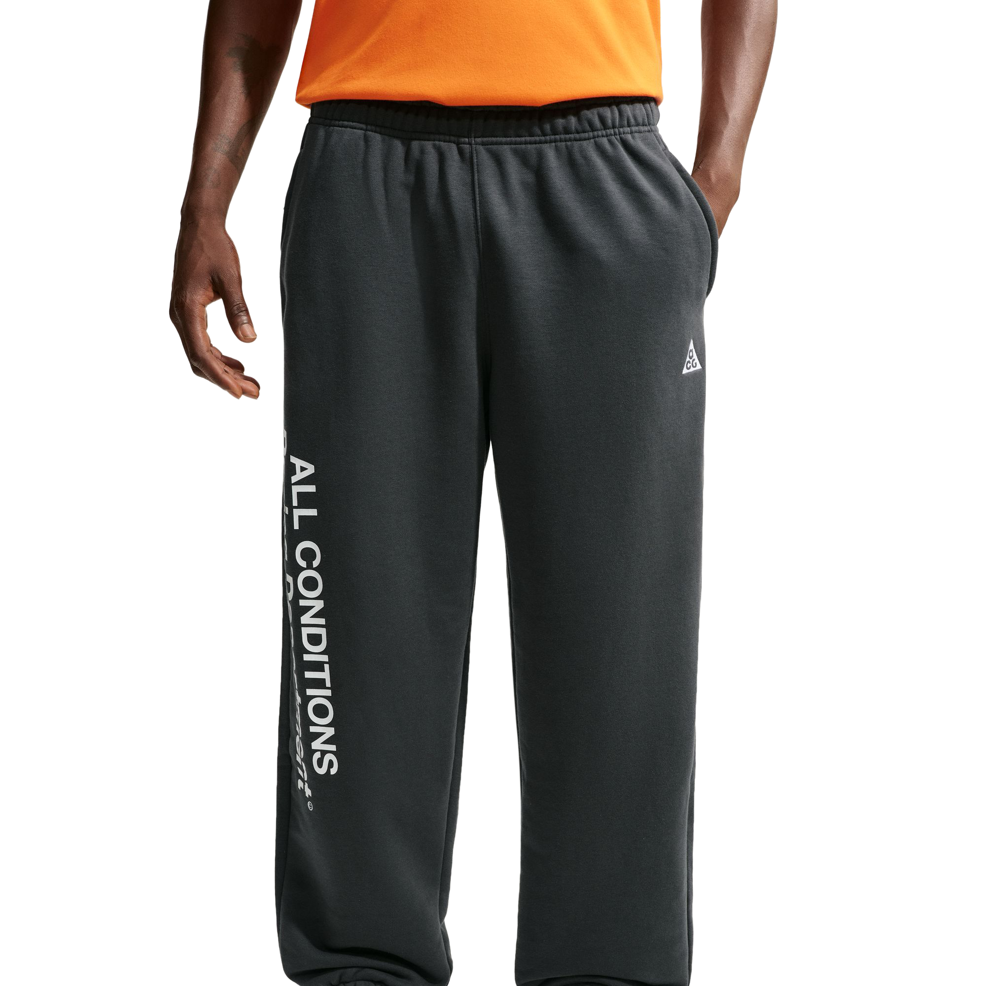 Nike ACG "Tuff Fleece" Dri-FIT Pants Dk Smoke Grey/White IU8172-070