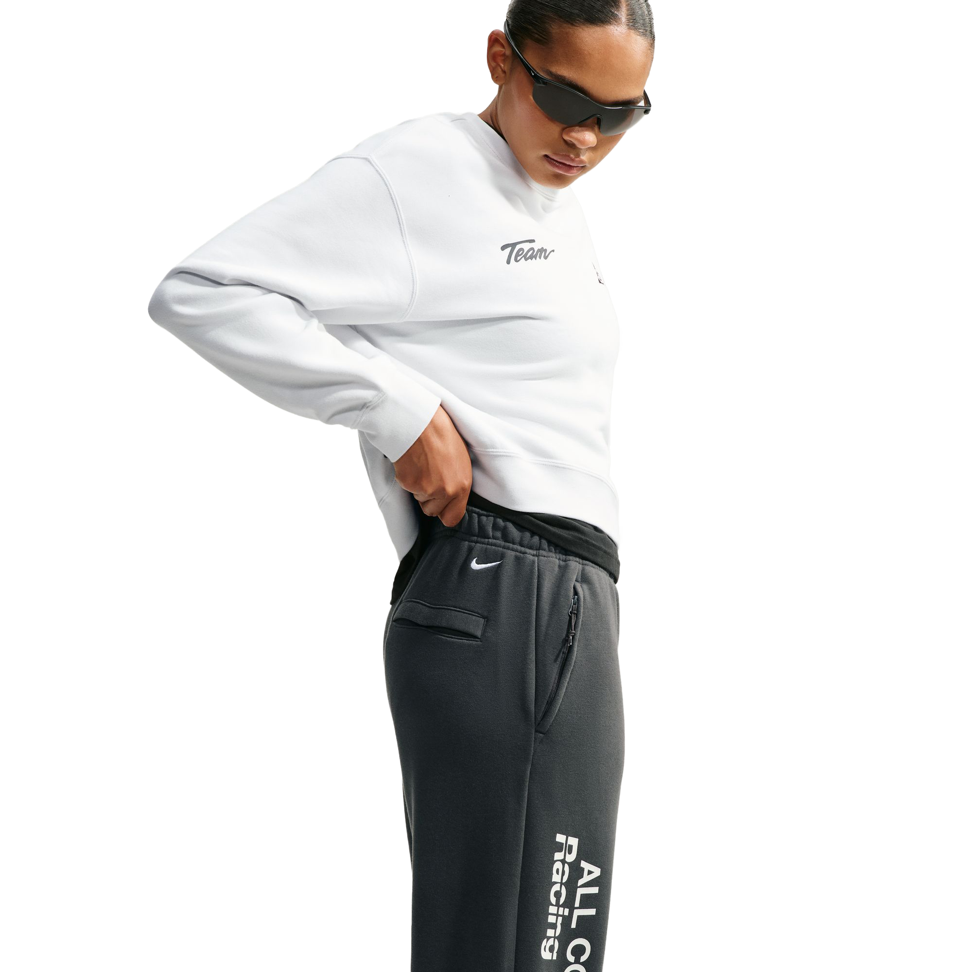Nike ACG "Tuff Fleece" Dri-FIT Pants Dk Smoke Grey/White IU8172-070