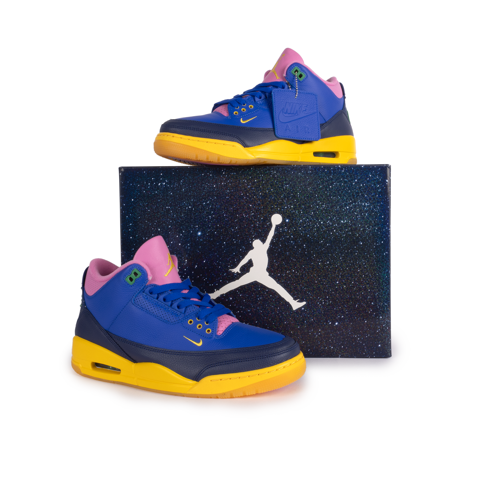Nike Air Jordan 3 Retro OG "Brazil" Racer Blue/Lucky Green/Blue Void IV4871-400