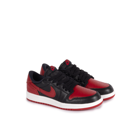 Nike Jordan 1 Retro Low OG (PS) "Banned" Black/Varsity Red/Sum White IW6278-001