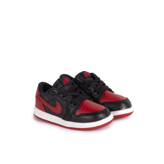 Nike Jordan 1 Retro Low OG (TD) "Banned" Black/Varsity Red/Sum White IW6279-001