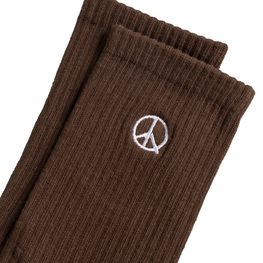 Museum Of Peace & Quiet Icon Socks Brown