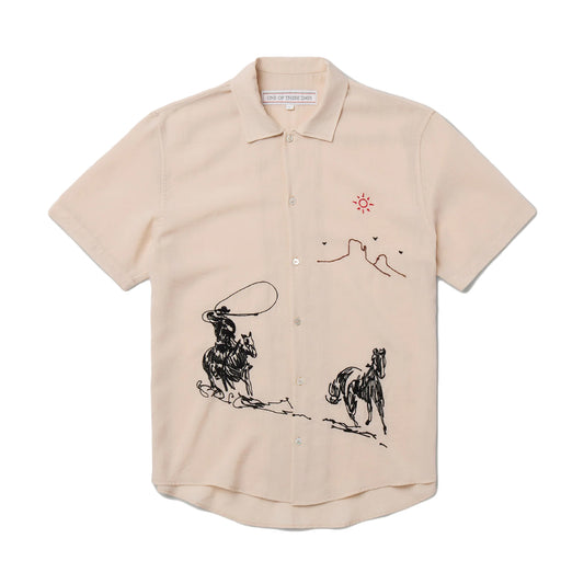 One Of These Days Into The Distance Camp Shirt