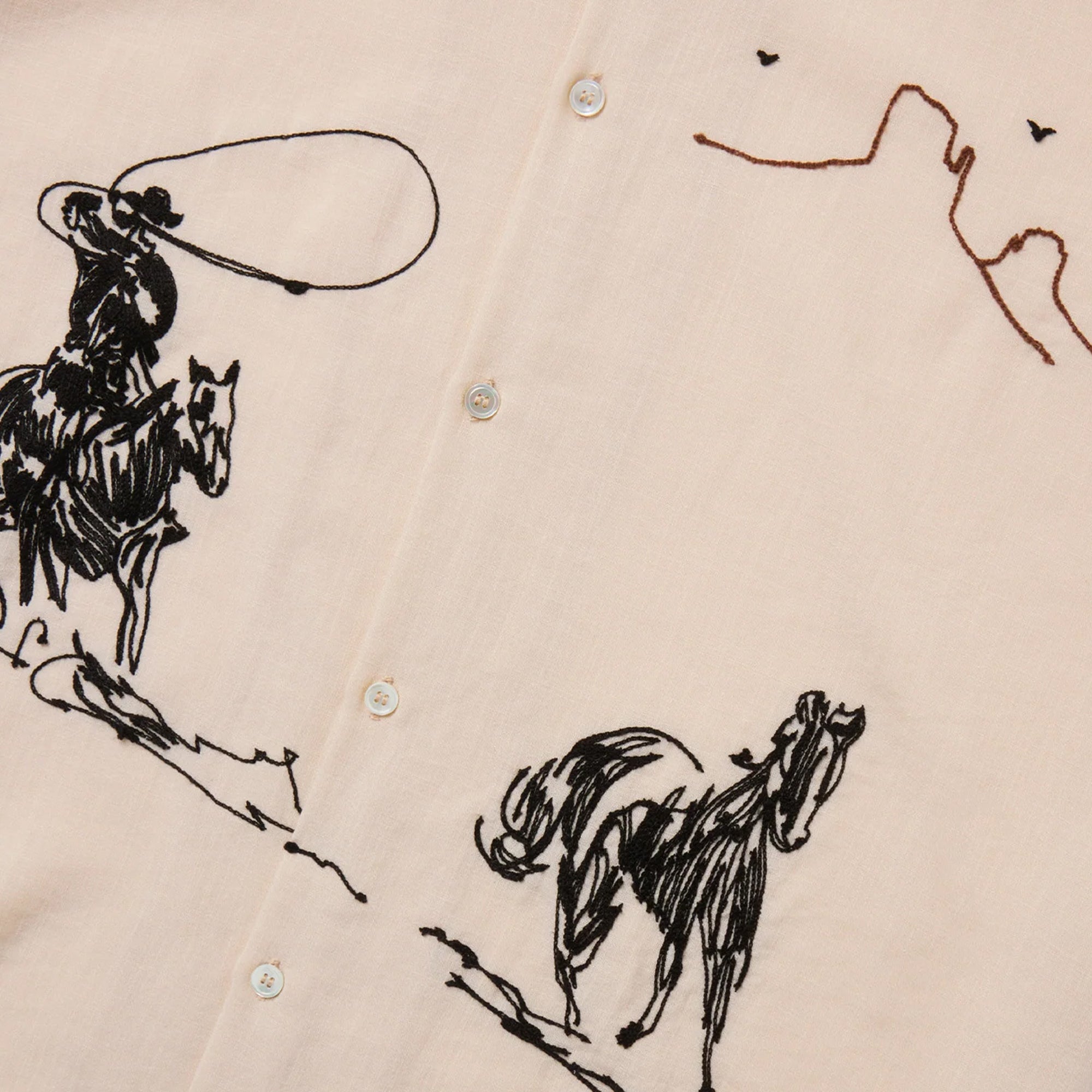 One Of These Days Into The Distance Camp Shirt