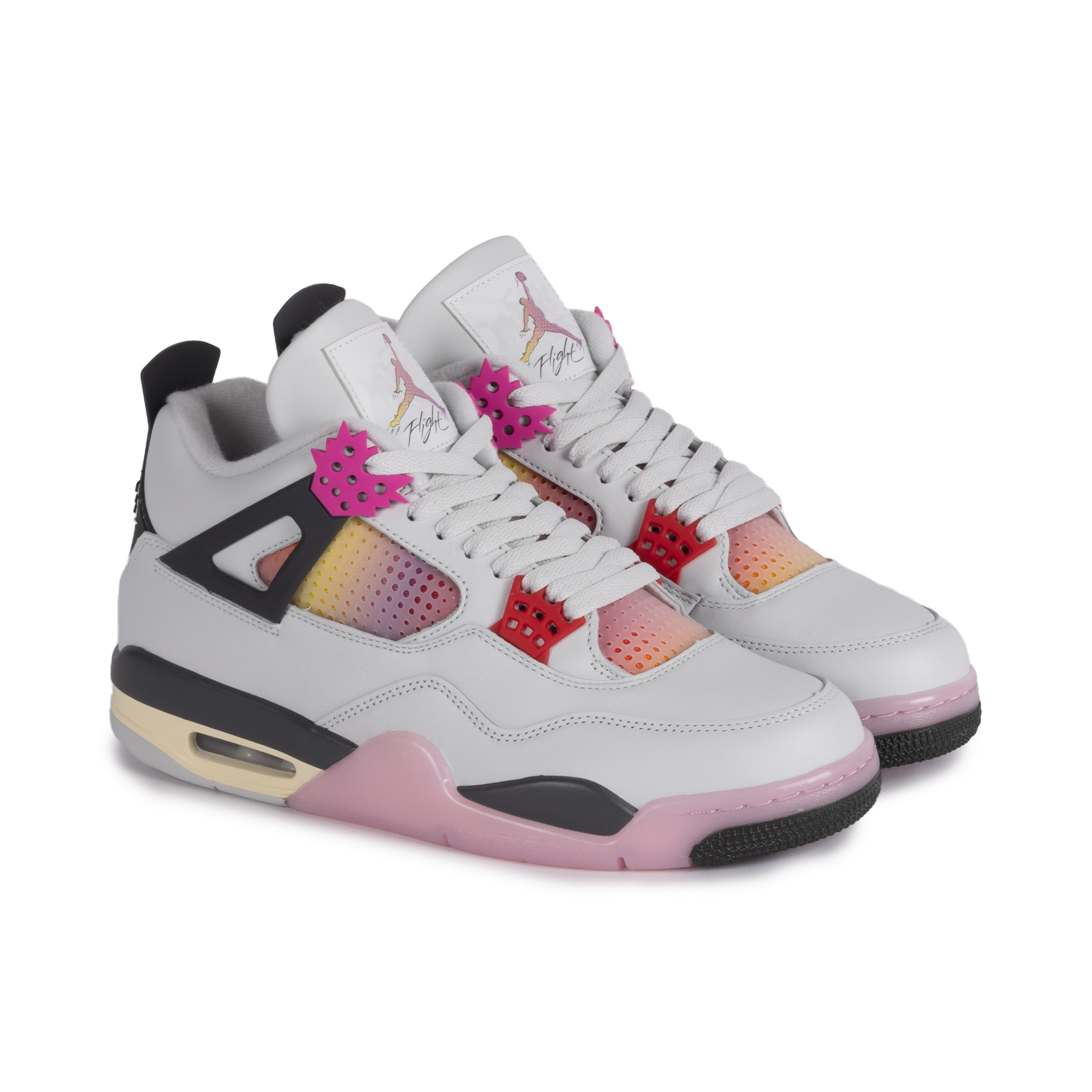Nike Air Jordan 4 Retro "Comic" Neutral Grey/Fire Pink/Light Arctic Pink/Muslin JA1135-100