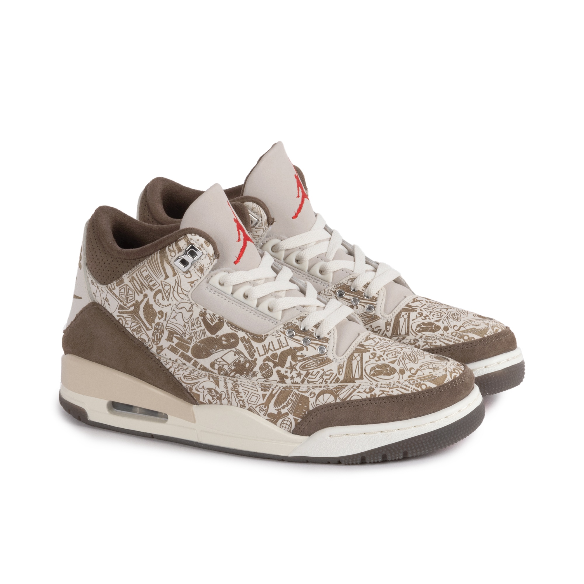 Nike Air Jordan 3 Retro "Laser" Phantom/University Red/Palomino/Sail JA1369-001