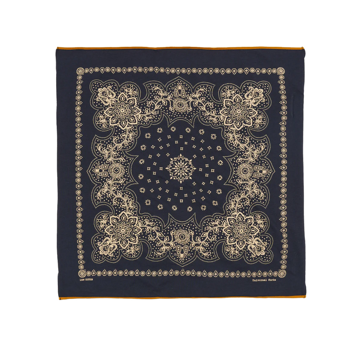 Universal Works Jersey Neckerchief Navy