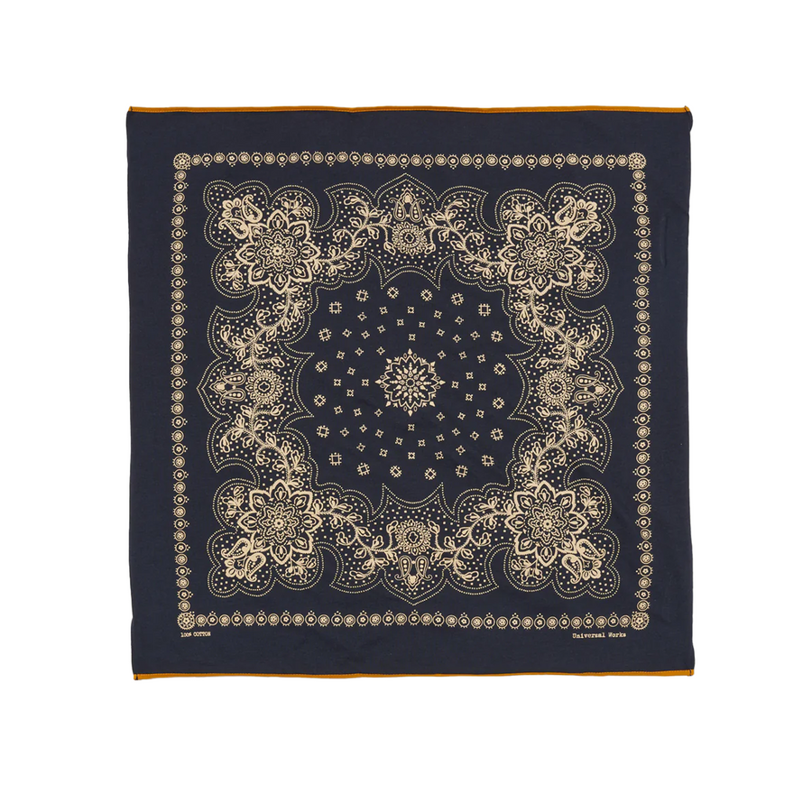 Universal Works Jersey Neckerchief Navy