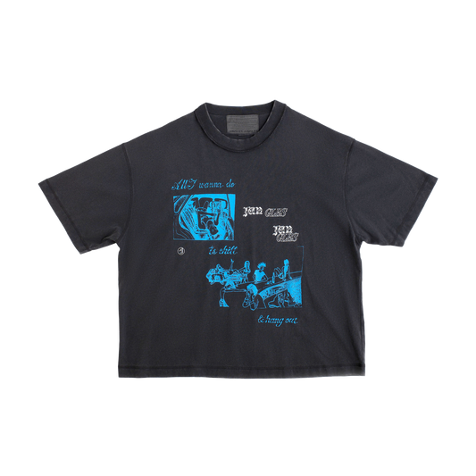 Jungles Jungles Chill and Hangout T-Shirt Black