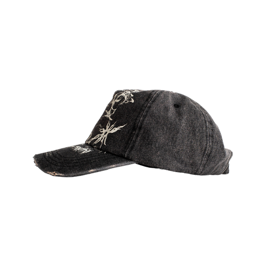 Jungles Jungles Find Truth Distressed Cap Black