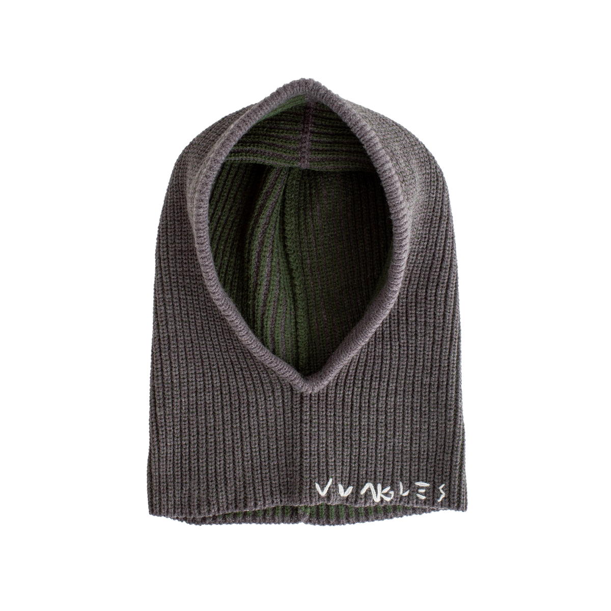 Jungles Jungles Knit Logo Balaclava Green/Purple