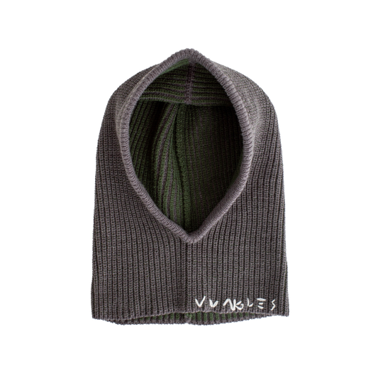 Jungles Jungles Knit Logo Balaclava Green/Purple