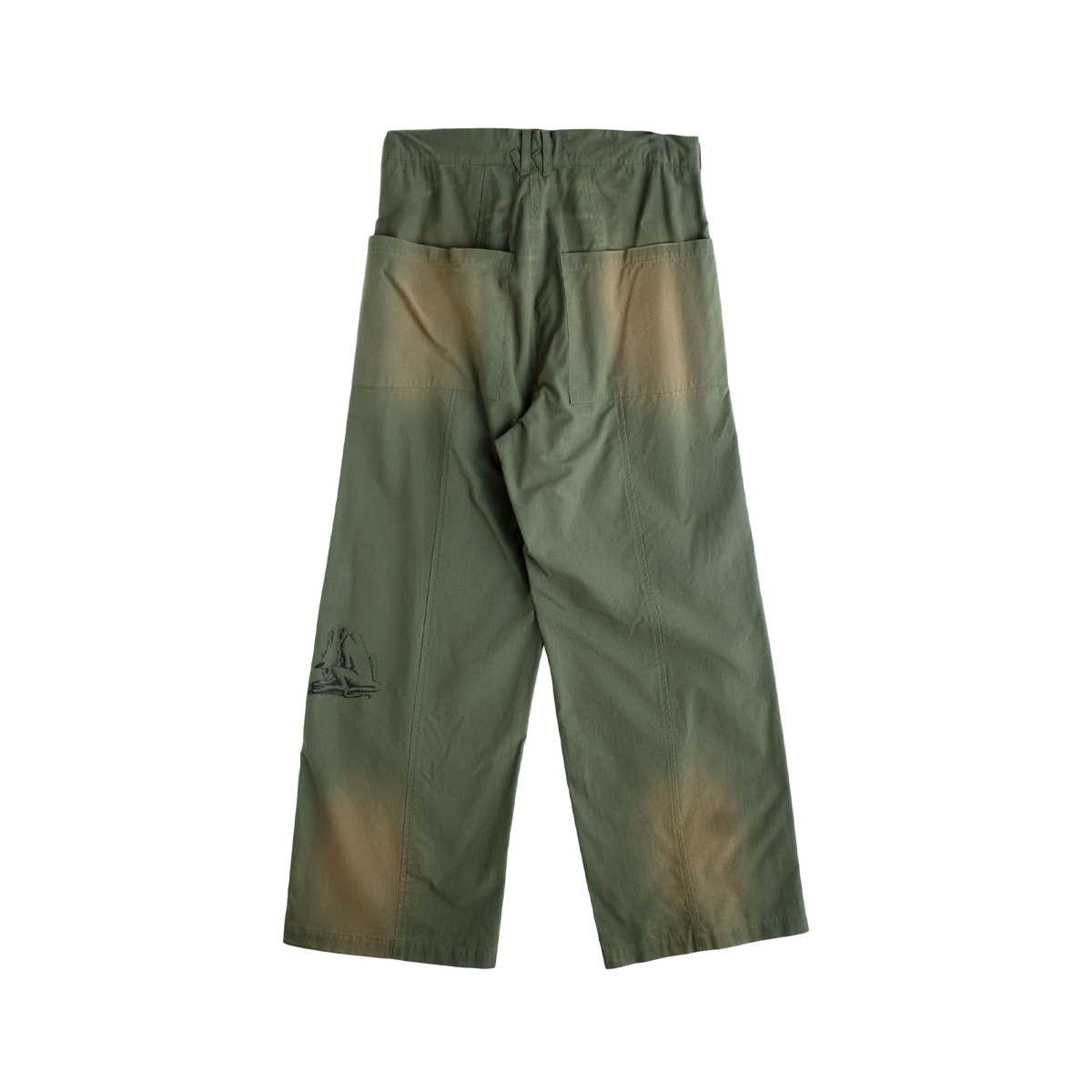 Jungles Jungles Sketches Balloon Pant Green