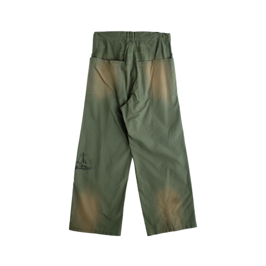 Jungles Jungles Sketches Balloon Pant Green