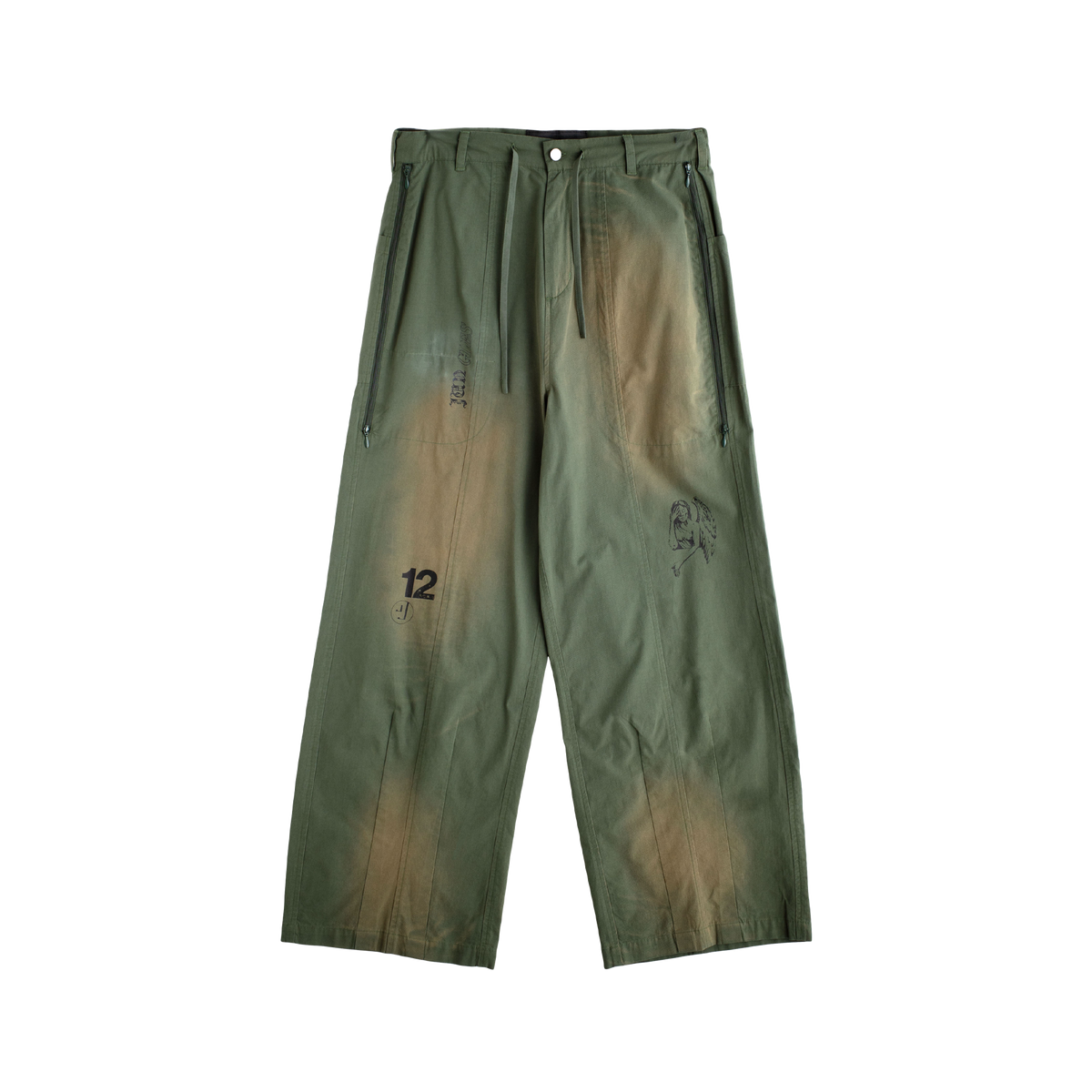 Jungles Jungles Sketches Balloon Pant Green