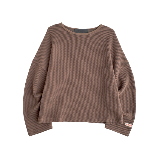 Jungles Jungles Wavy Knit Brown