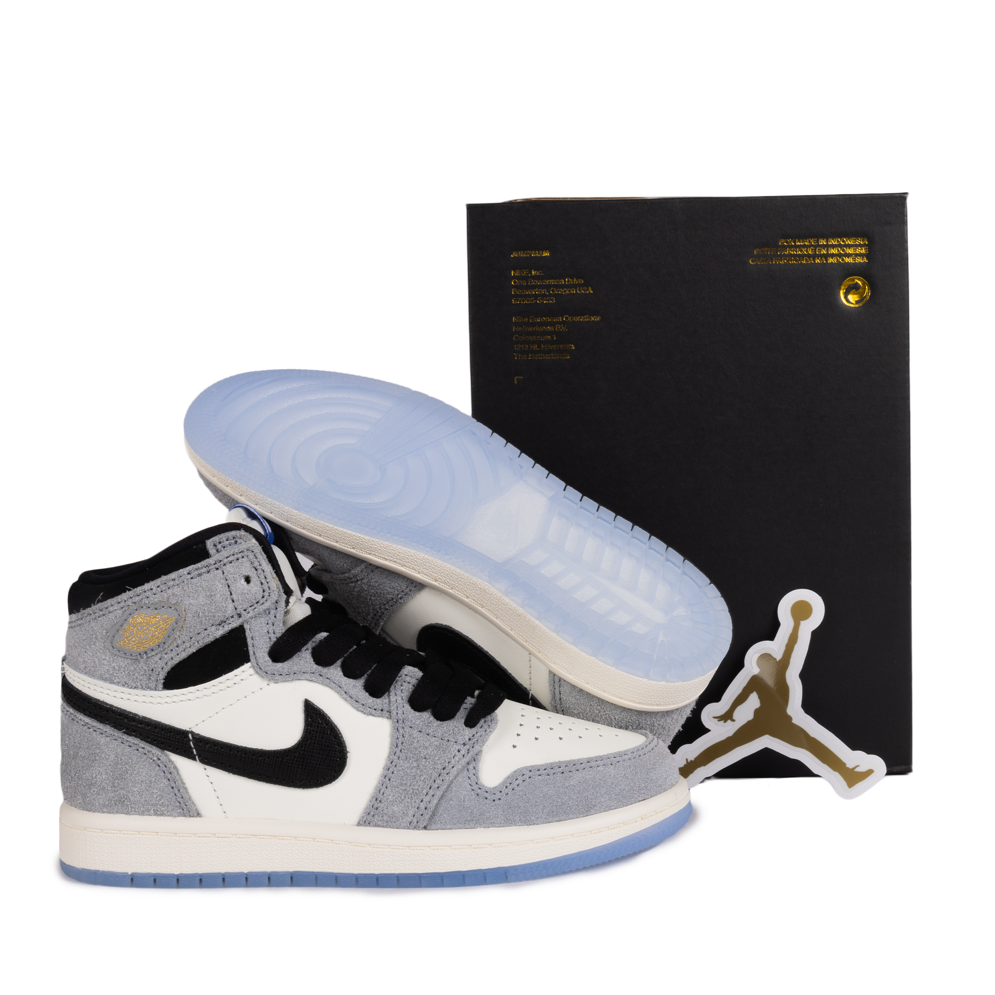 Nike Air Jordan 1 Retro High OG (PS) Cool Grey/Black/Sail/Game Royal FD1412-003