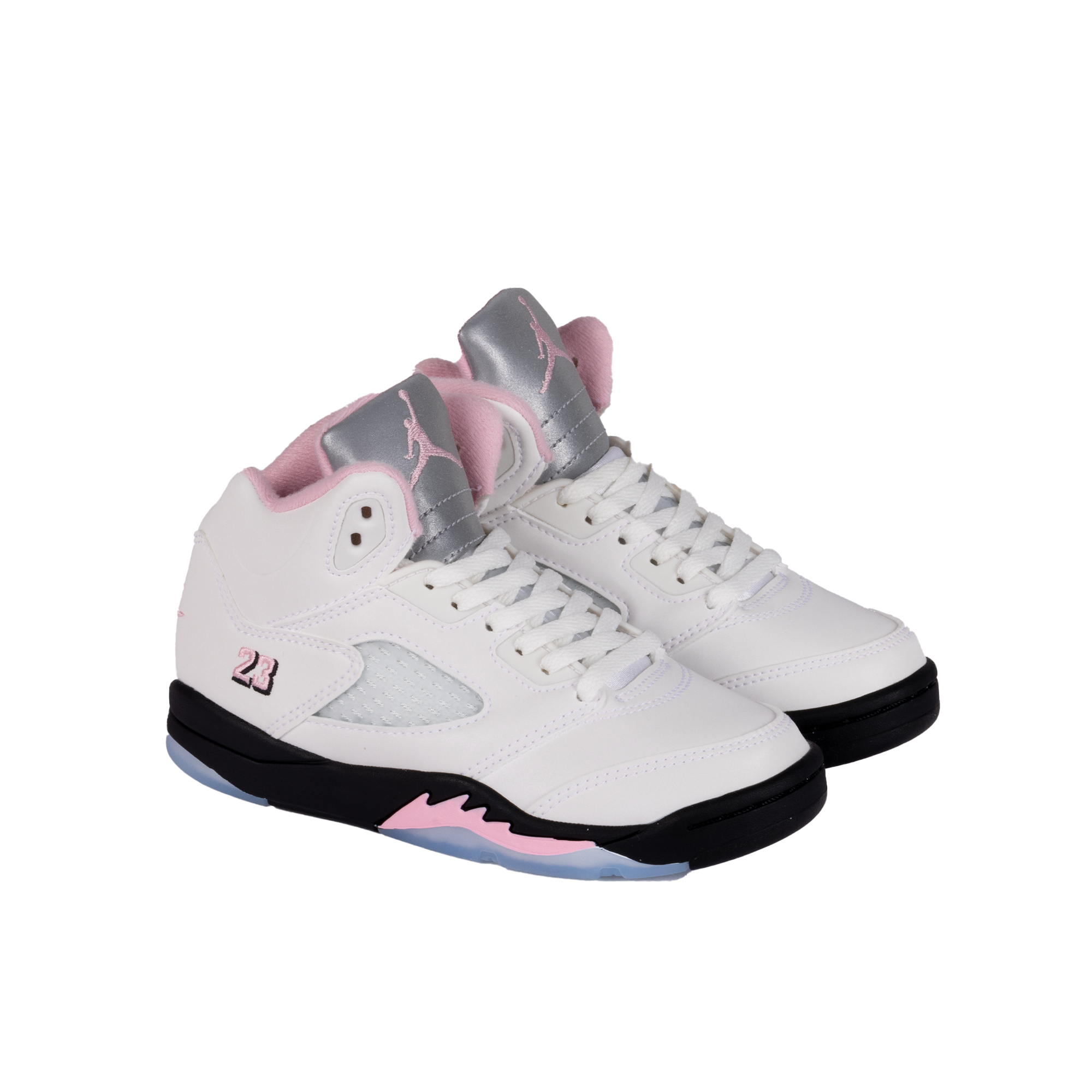 White Jordans 23 Pink And Gray Nike Air Jordan Retro OG (PS