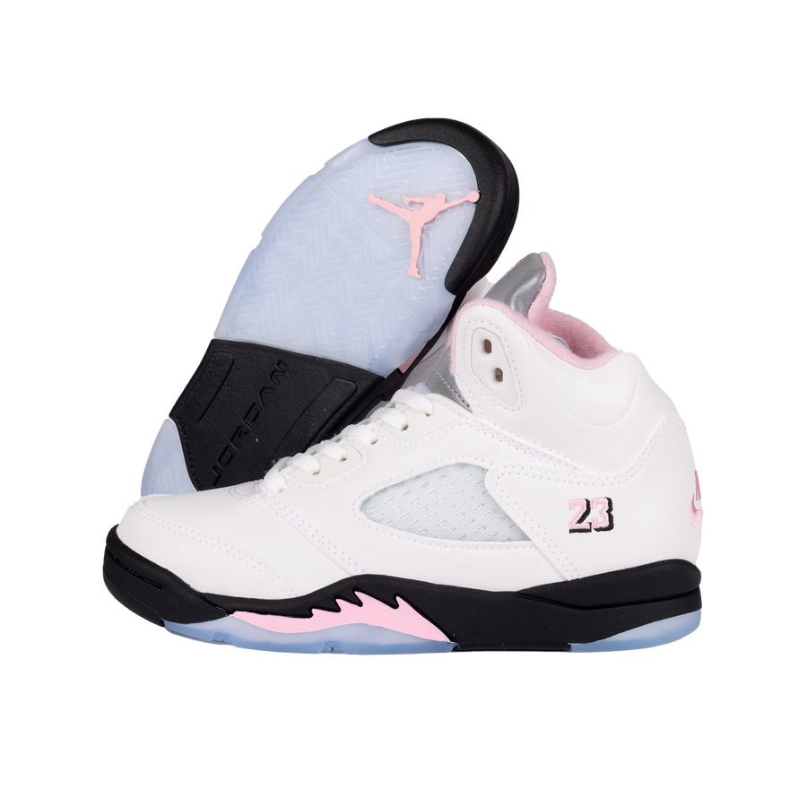 Nike Air Jordan 5 Retro OG (PS) White/Med Soft Pink/Black HQ7979-102
