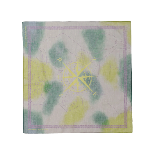 Nanga Journey Pattern Bandanna Grey