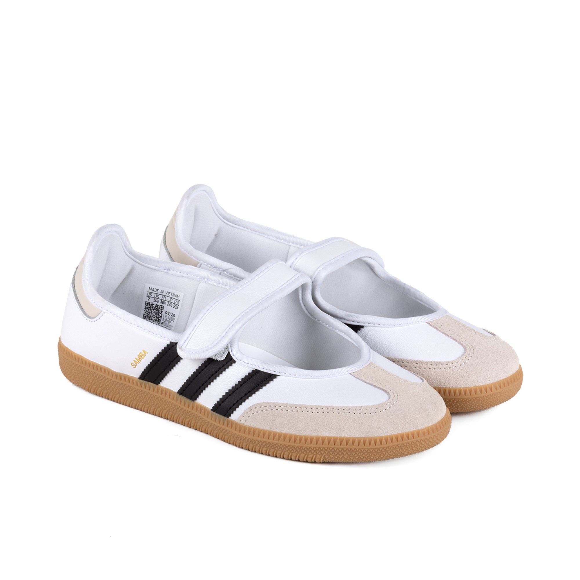 adidas Women's Samba Jane Ftwwht/Alumin/Cblack JR1402