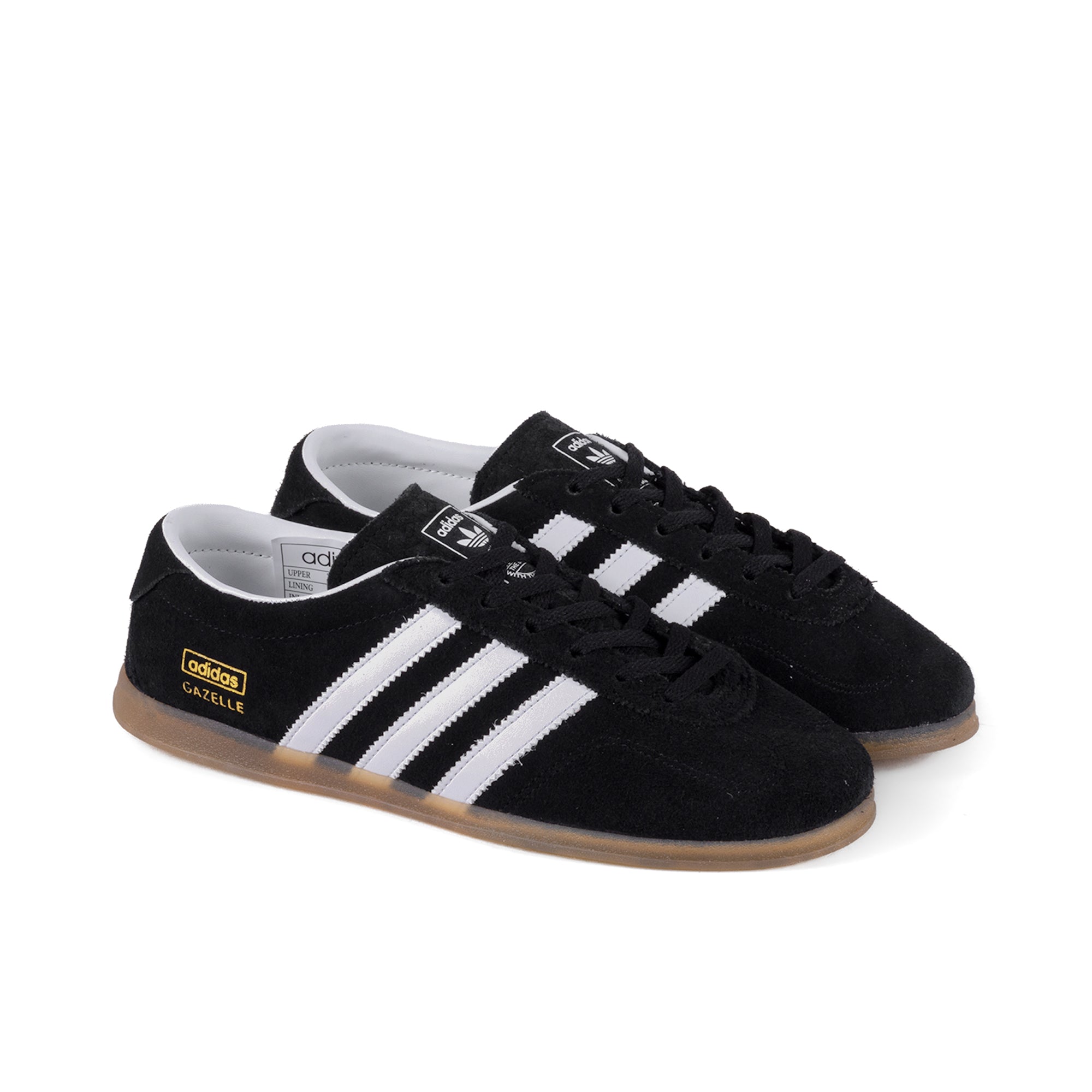 adidas Women's Gazelle Lo Pro Cblack/Ftwwht/Gum3 JR8886