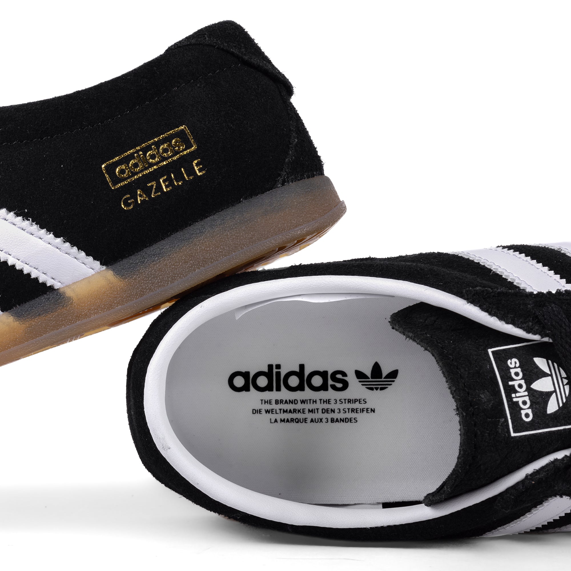 adidas Women's Gazelle Lo Pro Cblack/Ftwwht/Gum3 JR8886
