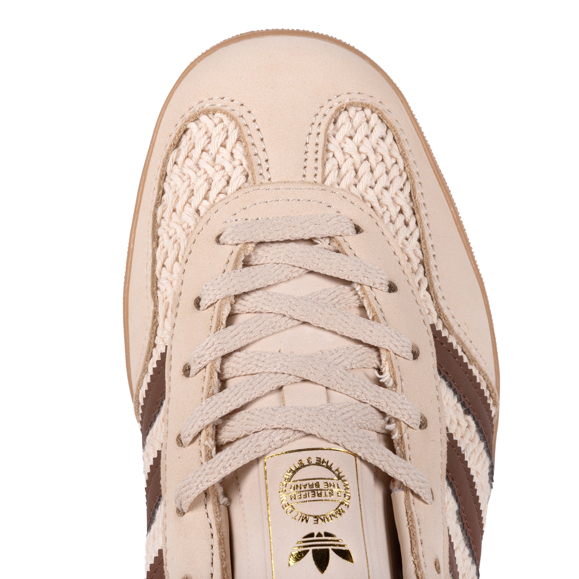adidas Women's Gazelle Indoor Sanstr/Prebrn/Gum3 JS1418
