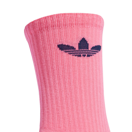 adidas Trefoil Crew Socks 6 Pack Ashblu/Nindig/Lucred JY2679