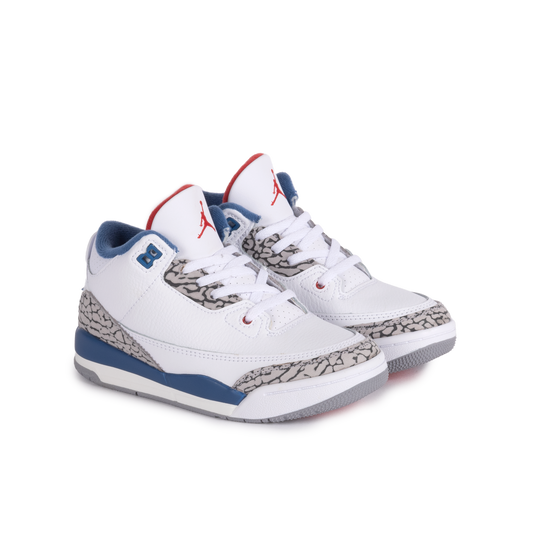Nike Air Jordan 3 Retro "True Blue" (PS) White/Multi/Color DM0966-104