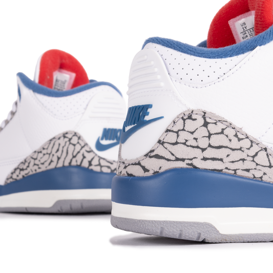 Nike Air Jordan 3 Retro "True Blue" (PS) White/Multi/Color DM0966-104