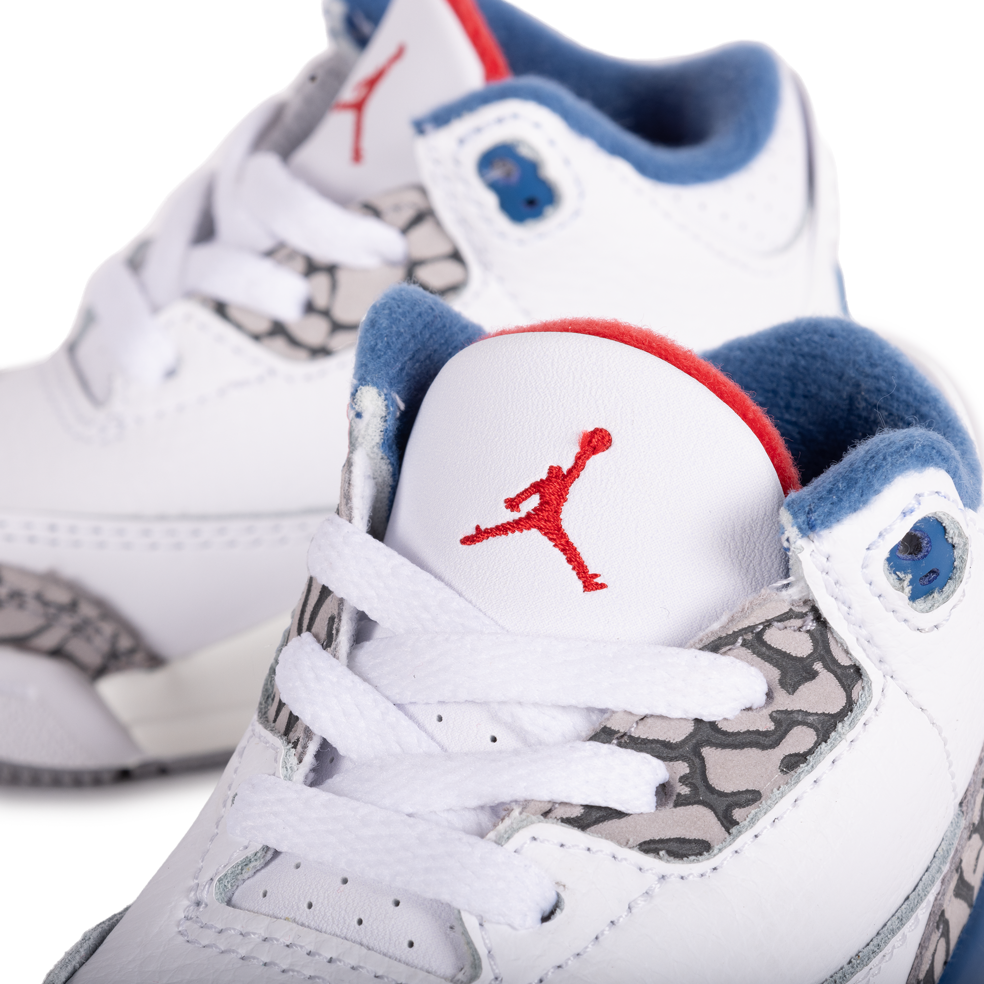 Nike Air Jordan 3 Retro "True Blue" (TD) White/Multi/Color DM0968-104