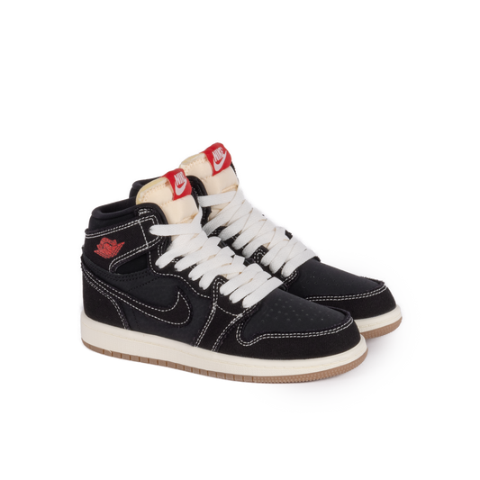Nike Jordan 1 Retro High OG Flight Club (PS) Black/Sail/Gum Med Brown II9926-001