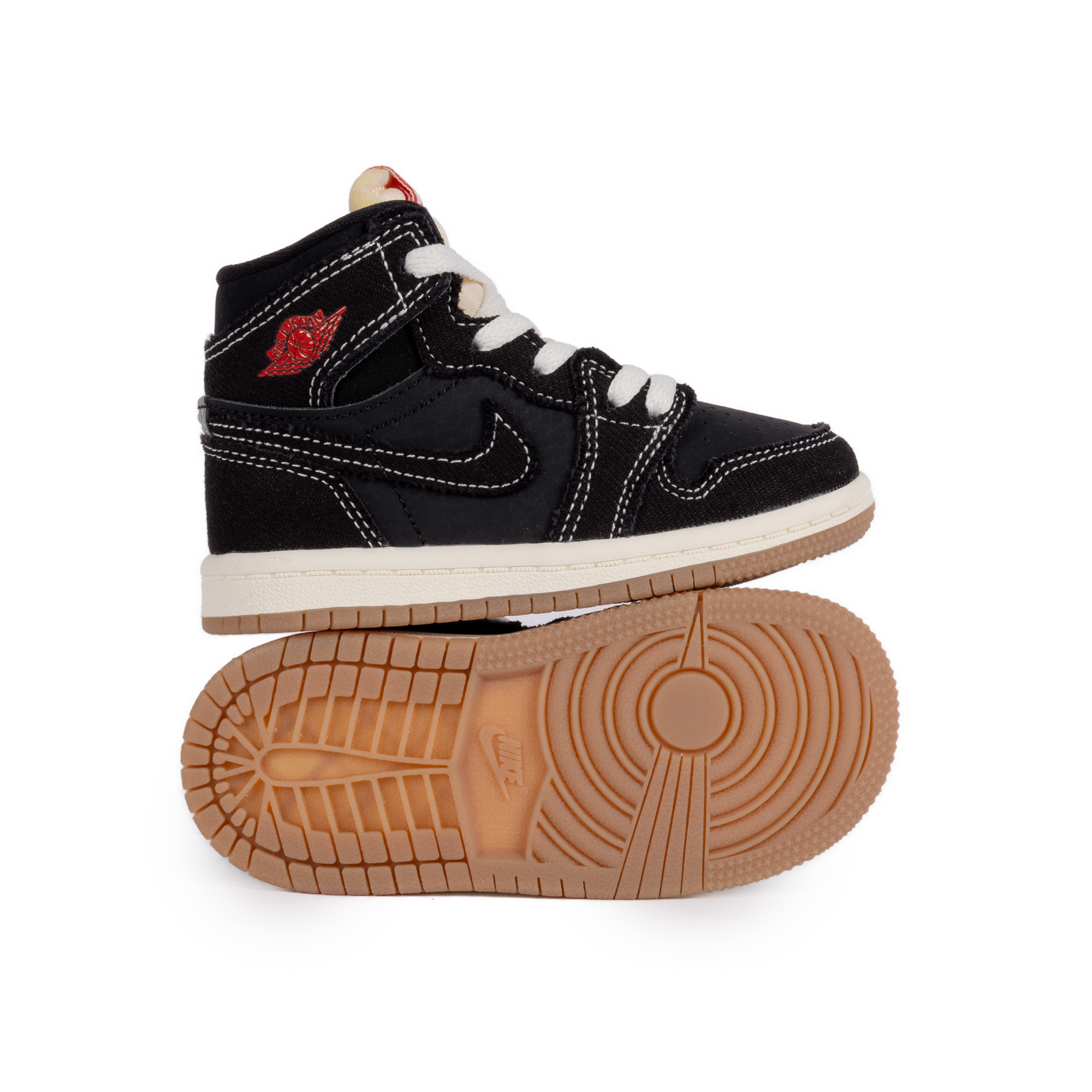 Nike Jordan 1 Retro High OG Flight Club (TD) Black/Sail/Gum Med Brown II9925-001