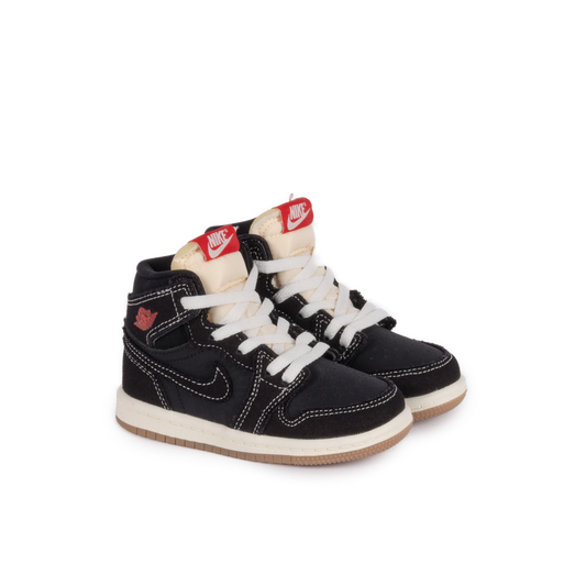 Nike Jordan 1 Retro High OG Flight Club (TD) Black/Sail/Gum Med Brown II9925-001