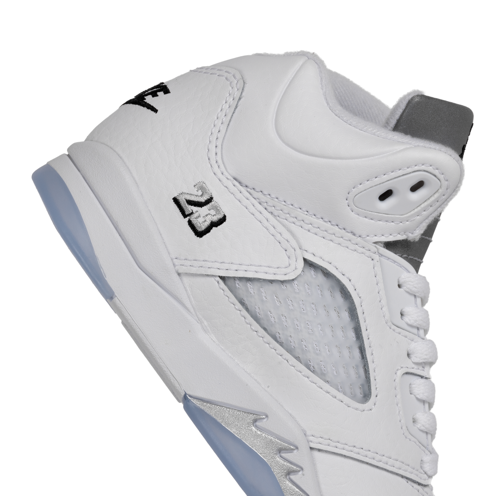 Nike Jordan 5 Retro "White Metallic" (PS) White/Black/Metallic Silver HQ7979-103