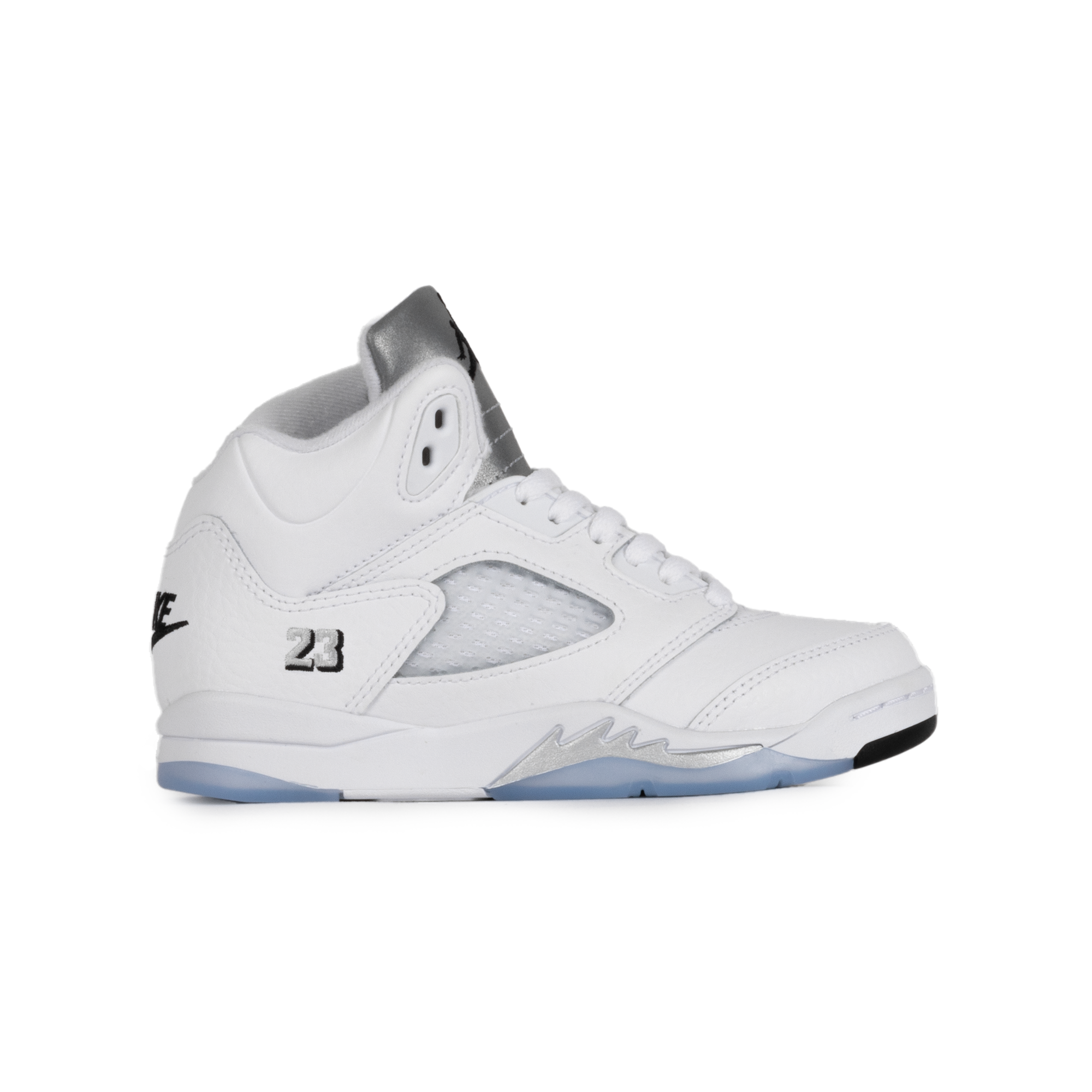 Nike Jordan 5 Retro "White Metallic" (PS) White/Black/Metallic Silver HQ7979-103