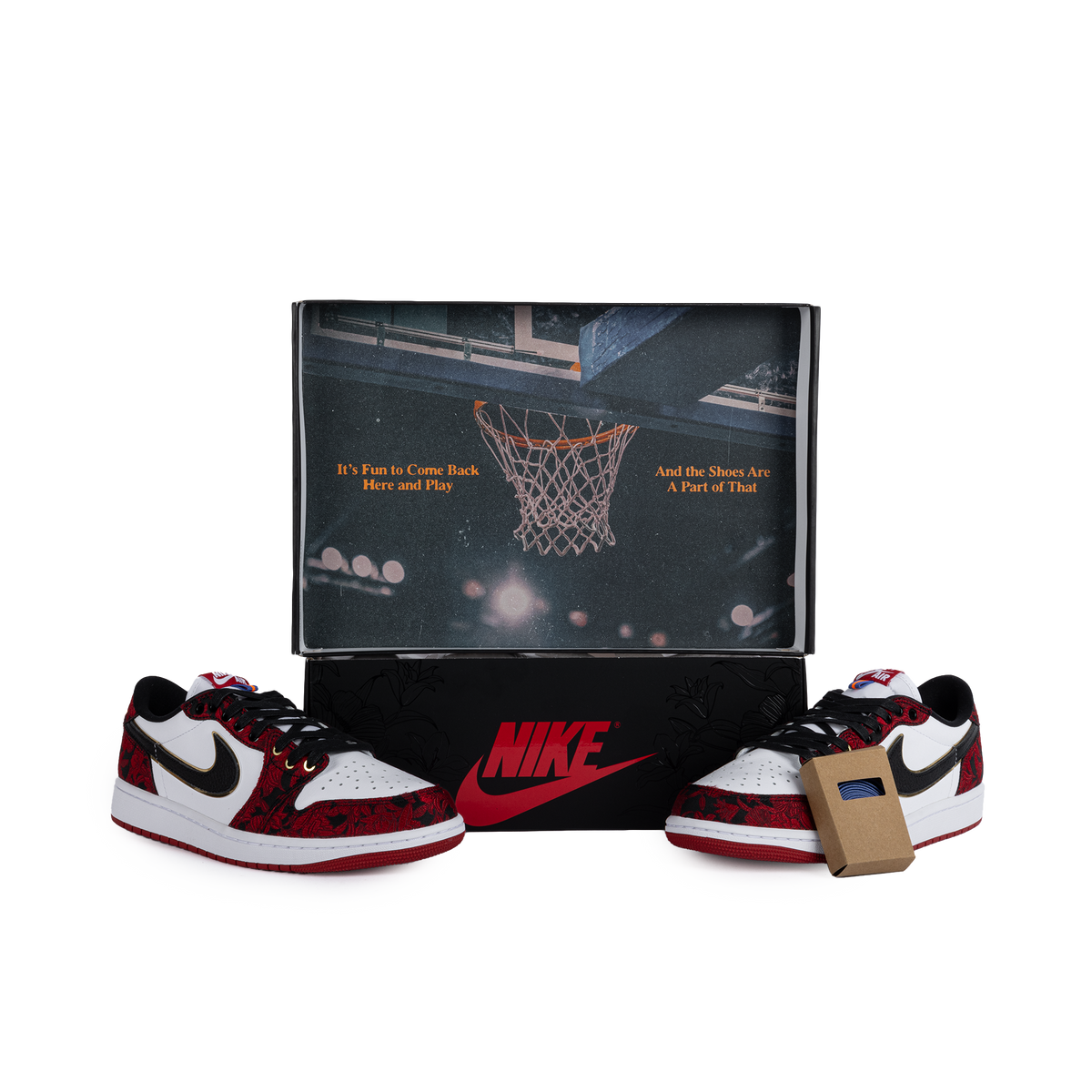Nike Air Jordan 1 Retro Low OG "Garden" Black/Varsity Red/S White IR0088-001