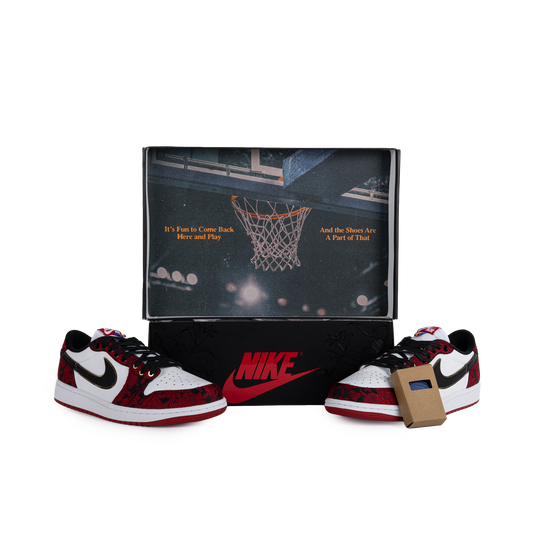 Nike Air Jordan 1 Retro Low OG "Garden" Black/Varsity Red/S White IR0088-001