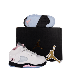 Nike Air Jordan 5 Retro OG (TD) White/Med Soft Pink/Black HQ7981-102
