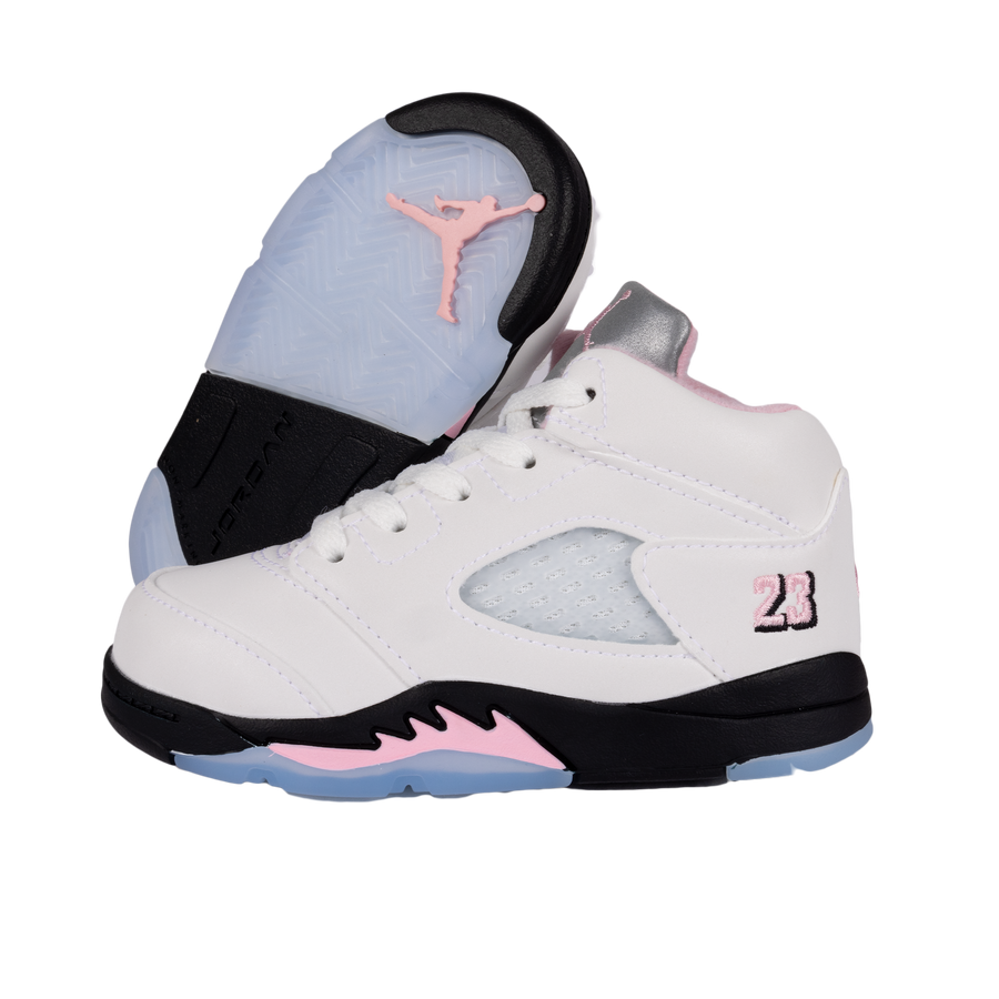 Nike Air Jordan 5 Retro OG (TD) White/Med Soft Pink/Black HQ7981-102