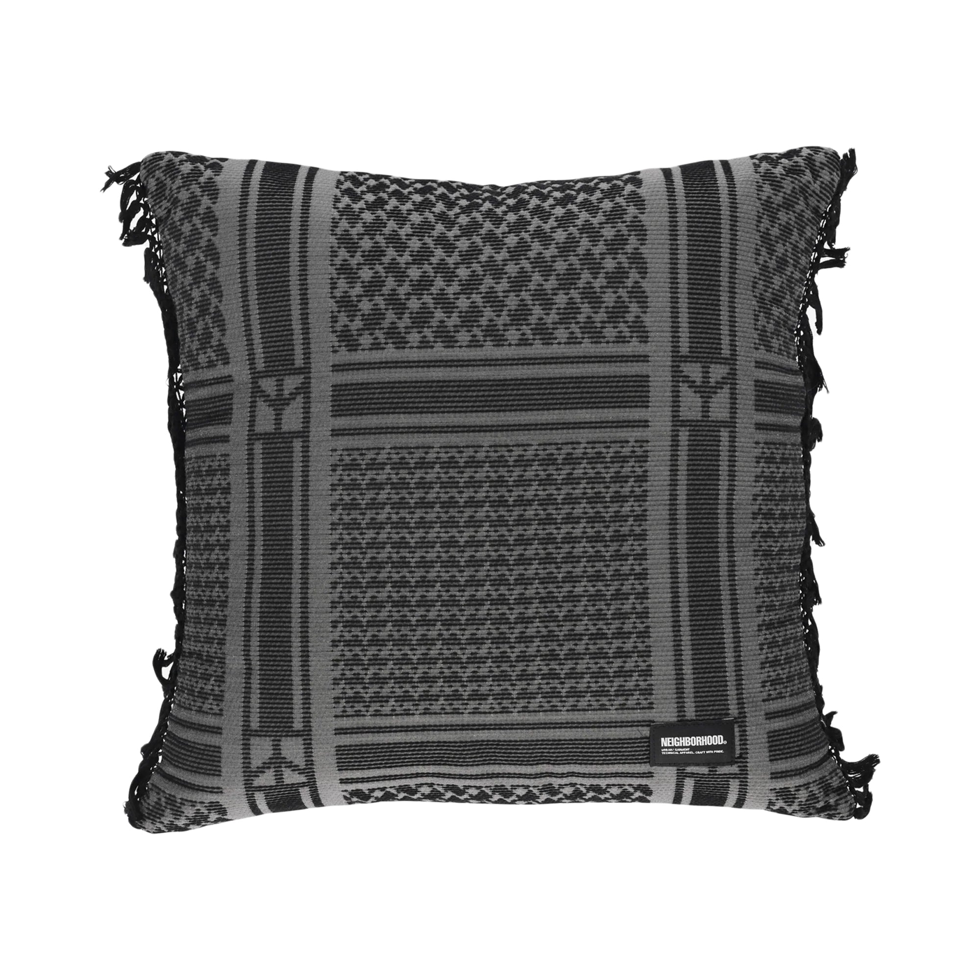 Neighborhood Jq Shemagh Cushion Black  251MYNH-AC01