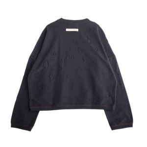 Jungles Jungles Distressed Crewneck Black