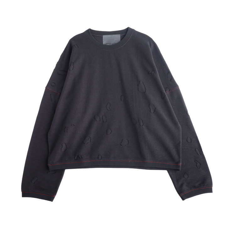 Jungles Jungles Distressed Crewneck Black
