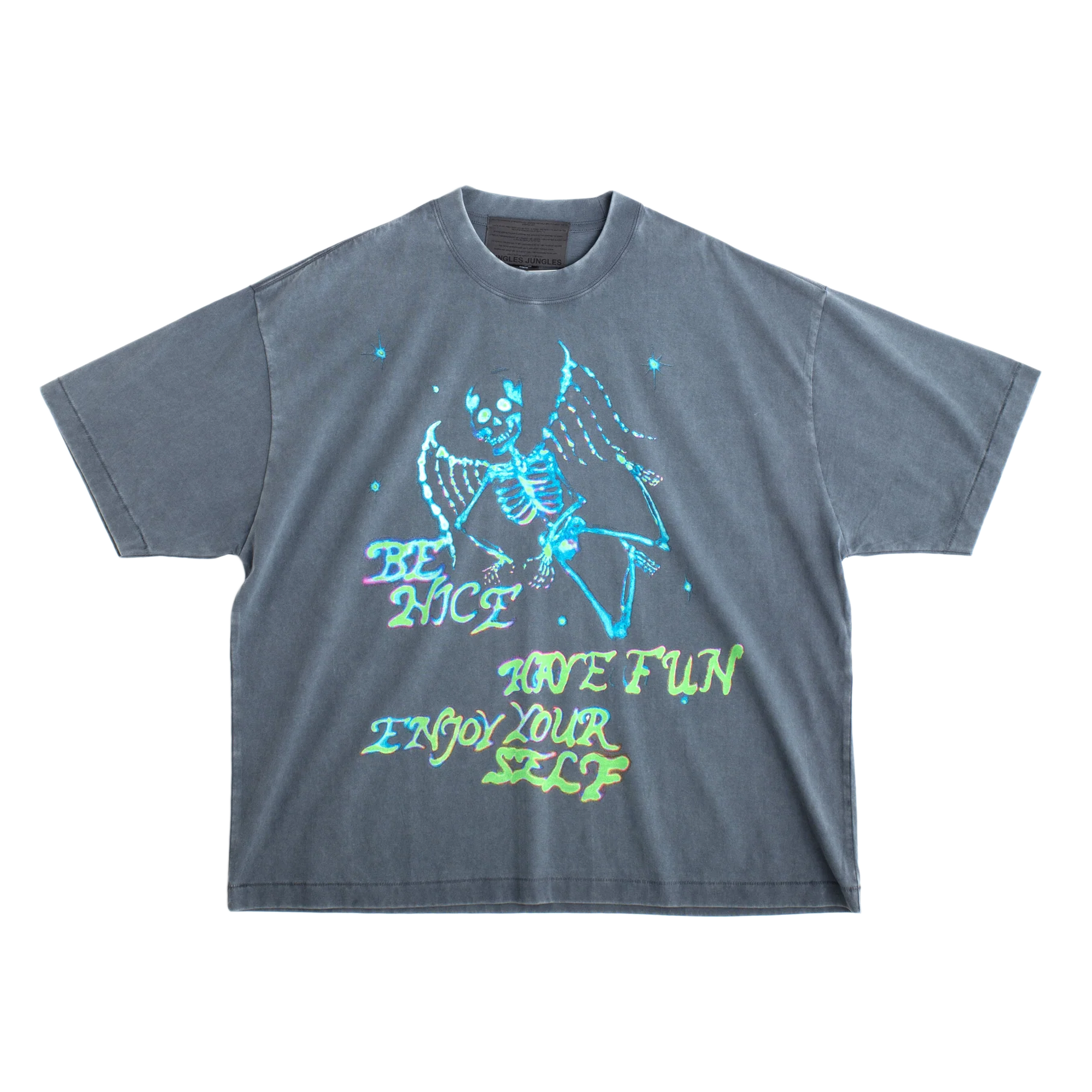 Jungles Jungles Enjoy Yourself Tee Vintage Blue