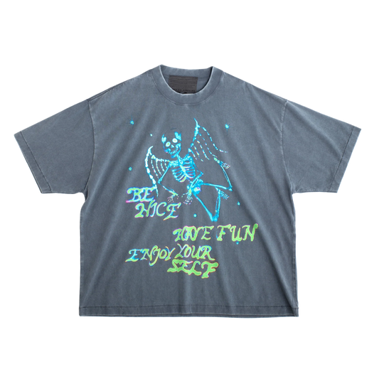 Jungles Jungles Enjoy Yourself Tee Vintage Blue