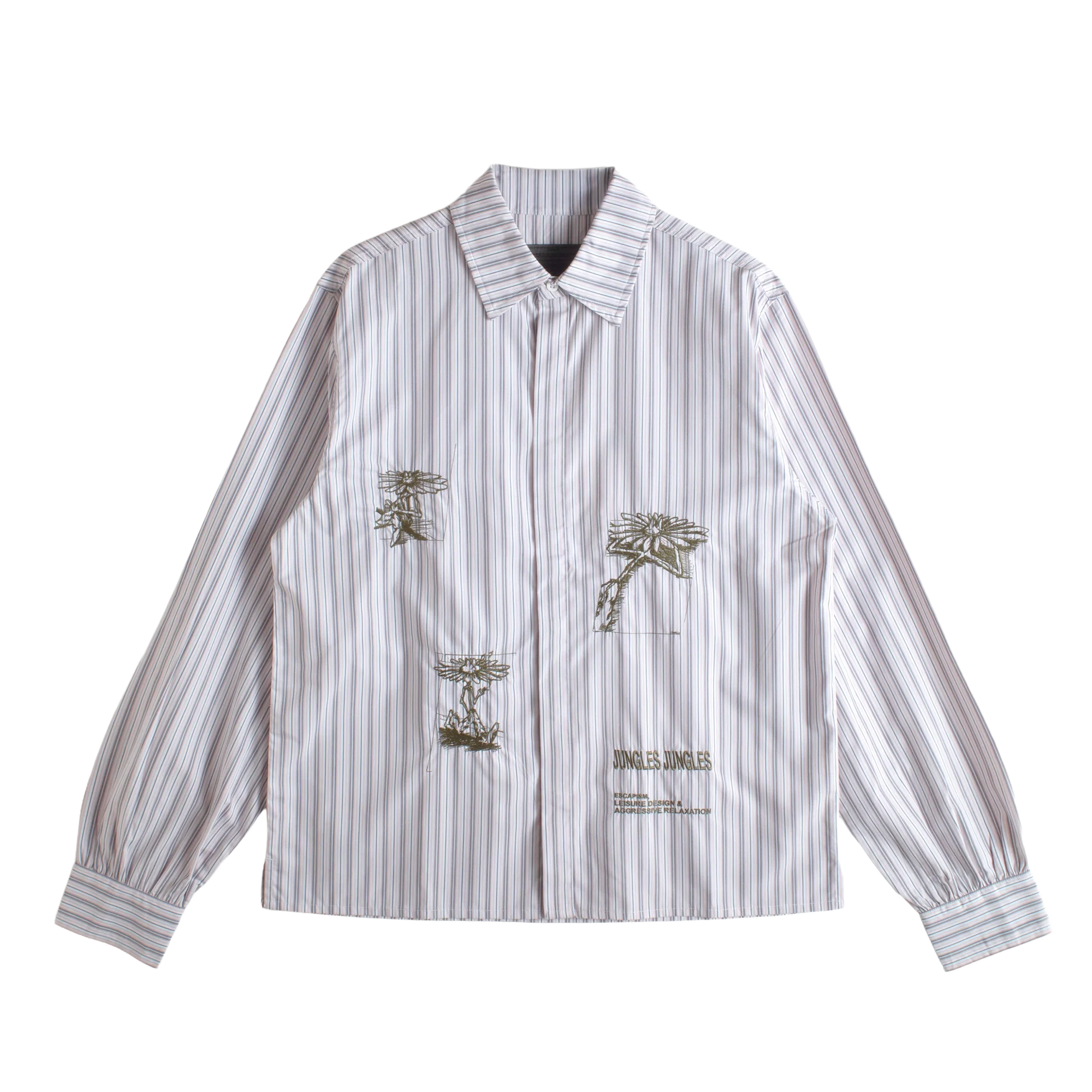 Jungles Jungles Hard Times Button Up Brown